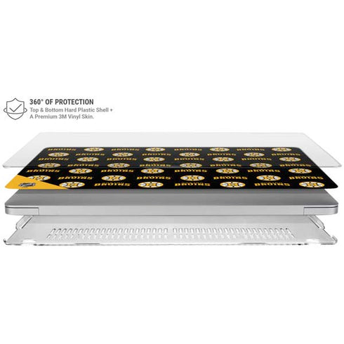 NHL Boston Bruins Pattern MacBook Air 15in (2023-2025) Case plus Skin